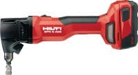 SPN 6-A22 Cordless nibbler Agile and versatile cordless nibbler for freeform cuts in virtually any corrugated and trapezoidal metal sheeting, as well as C, L and U profiles up to 2.0 mm (14 Gauge) thickness