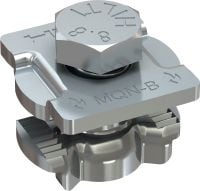 MQN-B Ultimate galvanised channel connector – fire-tested according to ETA