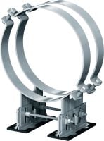 MP-PS 4-2 pipe shoe Outdoor coated (OC) pipe shoe with height and slope adjustability for heavy industrial applications with outer pipe diameters of 217-610 mm (8 to 24)