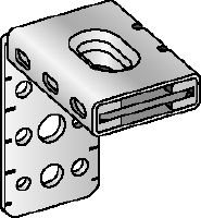 MVA-LC ventilation support Galvanised air duct bracket for fastening or hanging ventilation ducts