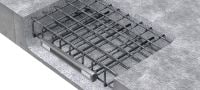 HAC-V Front-of-slab reinforcing bar channel cast-in anchor channels for front-of-slab applications Applications 1