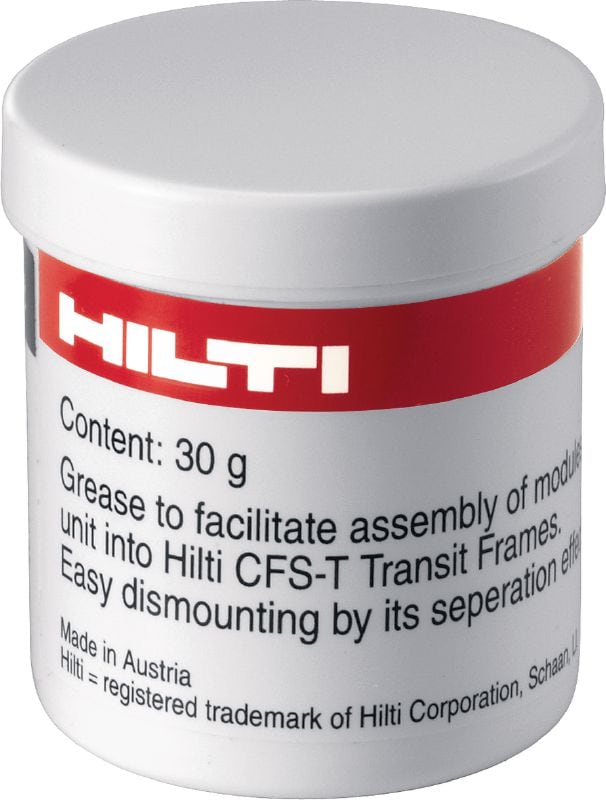 CFS-T Lubricant Lubricant to grease all rubber module parts during assembly of transit modules and components