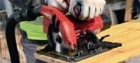 SC 55W Circular saw Circular saw for straight cuts up to 55 mm depth Applications 1