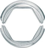 12T DIN dies for aluminium 12-Ton DIN dies for aluminium lugs and connectors up to 300 mm²