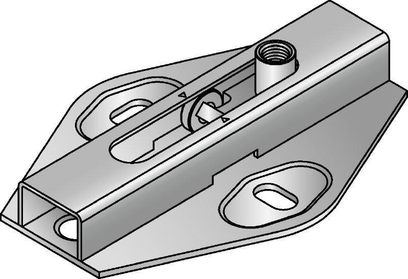 MRG 2,0 roll connector Galvanised roll connector for medium-duty heating and refrigeration applications