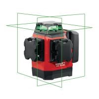 PM 30-MG Multi-line laser Multi-line laser with 3 green 360° lines for plumbing, levelling, aligning and squaring