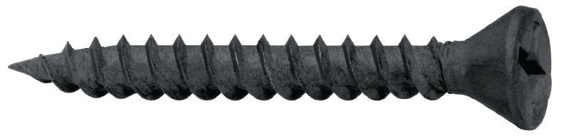 S-DS 14 B Sharp-point fibreboard screws Single fibreboard screw (phosphate-coated) for fastening fibreboard to wood or metal