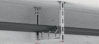 MQP-41-CP Ultimate galvanised pre-assembled rail support for fastening MQ strut channels to substructures Applications 4
