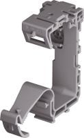 X-ECH MX (02) cable holder Plastic bunched cable holder optimised for collated nails and compatible with a wide variety of fastening methods and base materials