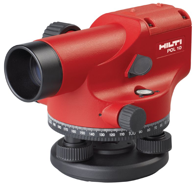 POL 10 Optical level Optical level for everyday levelling tasks with 20x magnification