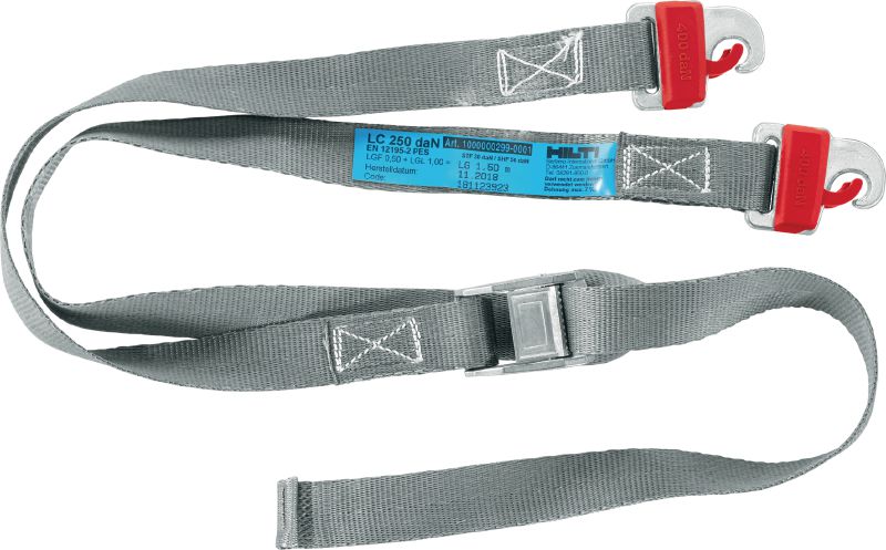 Fastening strap 1,50 m LC 250 daN assy 