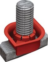 MT-THB OC T-head bolt T-head bolt for fastening connectors and other construction elements into the mounting slot of MT Seamless Box Profiles in moderately corrosive environments