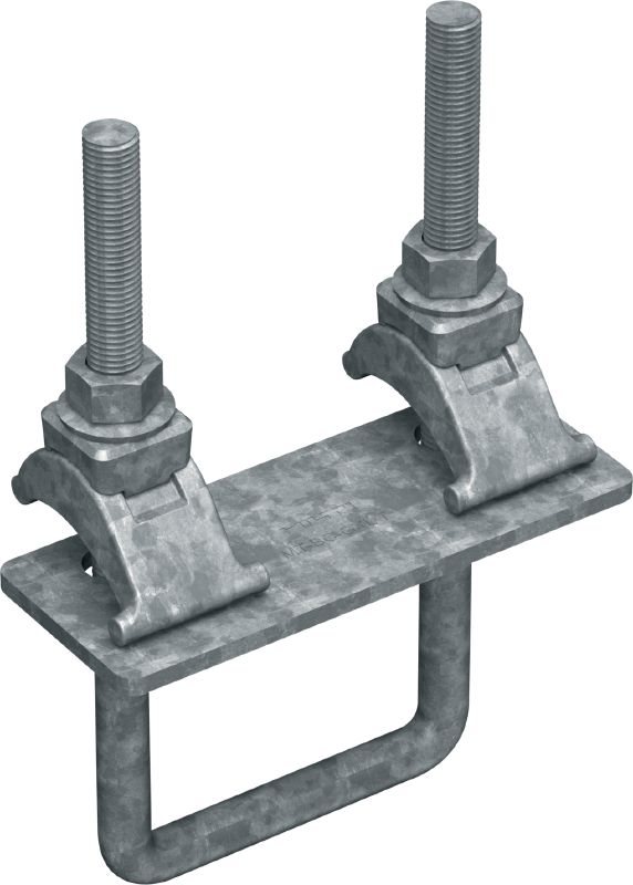 MT-BC-GXL T OC Beam clamp Beam clamp for fastening MT-90 and MT-100 girders to steel beams, for outdoor use with low pollution