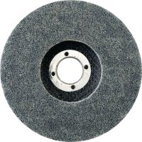AN-D SPX Non-woven discs with backing Ultimate non-woven grinding discs with fibre backing (Type 27) for finishing stainless steel, aluminium and other metals