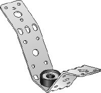 MVA-S Galvanised air duct hangers for fastening round air ducts with sound insulation
