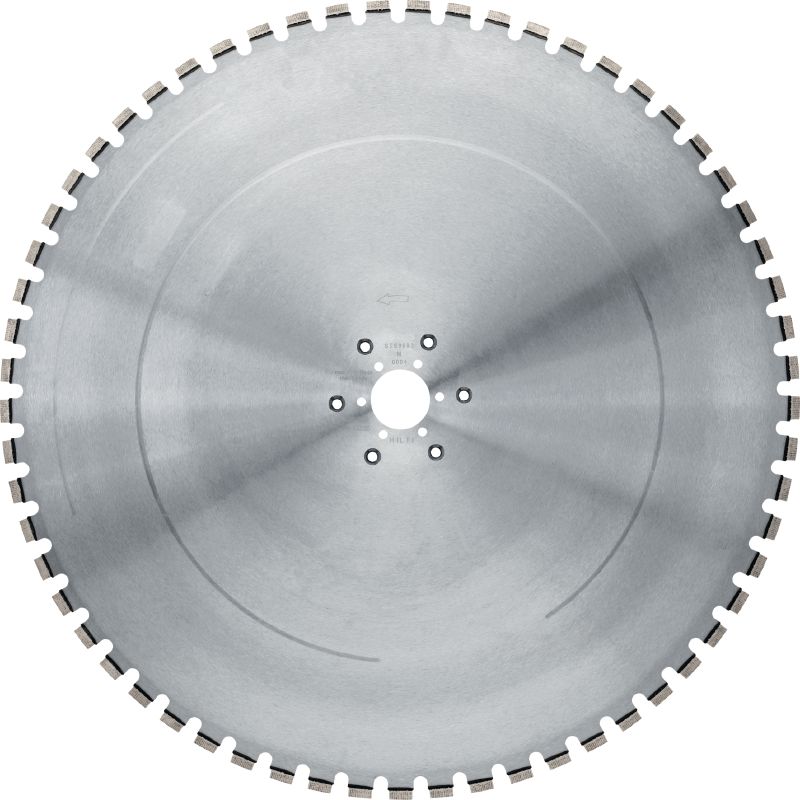 SPX HCL Equidist Wall Saw Blade (60Y: fits on Tyrolit®) Ultimate wall saw blade (20 kW) for high-speed cutting and a longer lifetime in reinforced concrete (60Y arbor fits on Tyrolit® wall saws)