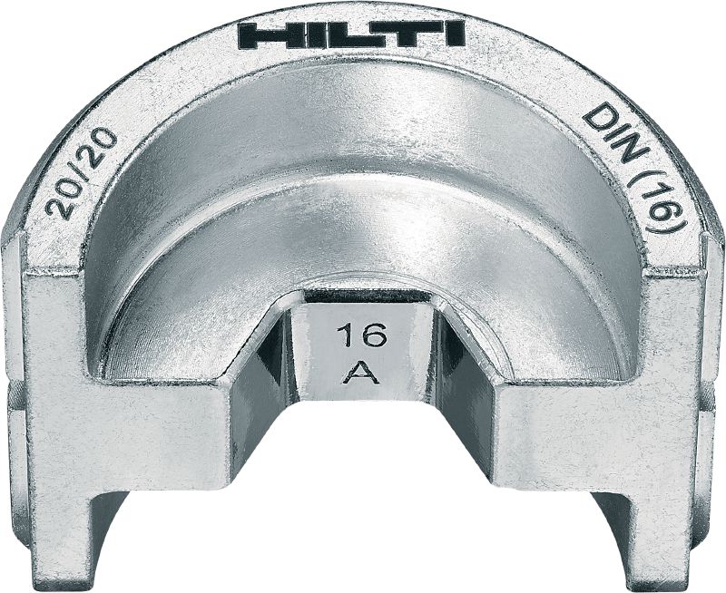 12T DIN dies for aluminium 12-Ton DIN dies for aluminium lugs and connectors up to 300 mm²