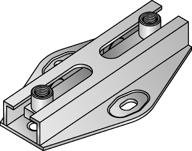 MRG-D6 Premium galvanised double roll connector for heavy-duty heating and refrigeration applications