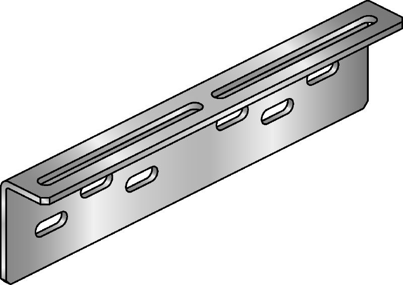 MIC-UB Hot-dip galvanised (HDG) connector for fastening U-bolts to MI girders with greater adjustability