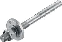 HIT-Z-R-D TP SS Dynamic anchor rod High-performance dynamic anchor rod for injectable hybrid anchors (A4 stainless steel), through and presetting
