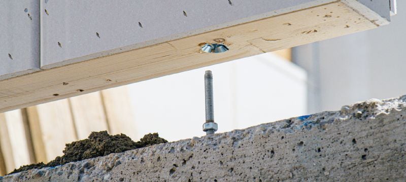 HCW-L wood connector HCW-L tensile load wood connector for assembling prefabricated timber structures – part of our faster more efficient wood connector system Applications 1