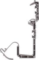 X-ECH MX (02) cable holder Plastic bunched cable holder optimised for collated nails and compatible with a wide variety of fastening methods and base materials