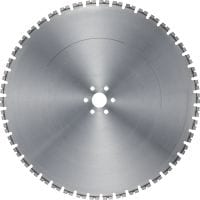 SPX MCS Equidist Wall Saw Blade - Deep Cut (60H: fits on Hilti and Husqvarna®) Ultimate wall saw blade (15-20 kW) for jamming-free deep cuts in reinforced concrete (60H arbor fits on Hilti wall saws)