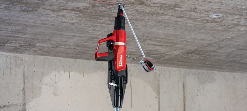 DX 6 Powder-actuated tool kit Fully automatic powder-actuated fastening tool – wall and formwork kit Applications 1