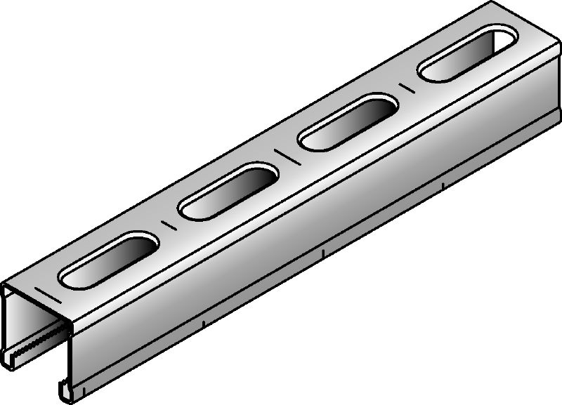 MM-C-30 C-Channel profile Galvanised C-Channel profile for light-duty applications