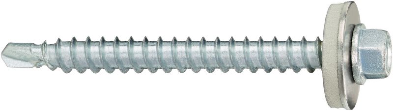 S-MDW61S Self-drilling metal screws Self-drilling screw (A2 stainless steel) with 19 mm washer for fastening steel and aluminium to wood