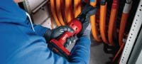 NCT 53 C-22 Copper/Aluminum cordless cable cutter Cordless inline cutter for copper and aluminium cables up to 2 │ 50 mm (Nuron battery platform) Applications 1