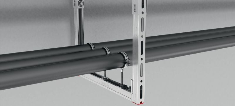 MQ-41 channel Galvanised 41 mm high MQ strut channel for medium-duty applications Applications 1