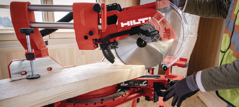 Wood universal Mitre Saw blade Ultimate 12 Mitre Saw blade (305mm) for universal wood cutting, with carbide teeth to cut faster, last longer and increase productivity with cordless miter saws Applications 1
