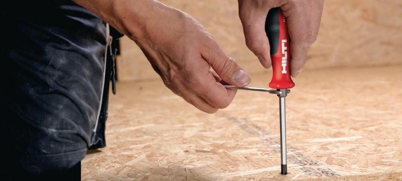 S-SD Screwdriver set Hand screwdriver for manual fastening of screws Applications 1