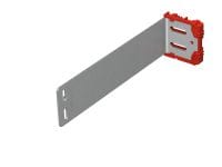 MFT-VSI S Brackets Small stainless steel bracket with pre-mounted isolator for installing ventilated façades on buildings with high thermal efficiency and fire compliance requirements