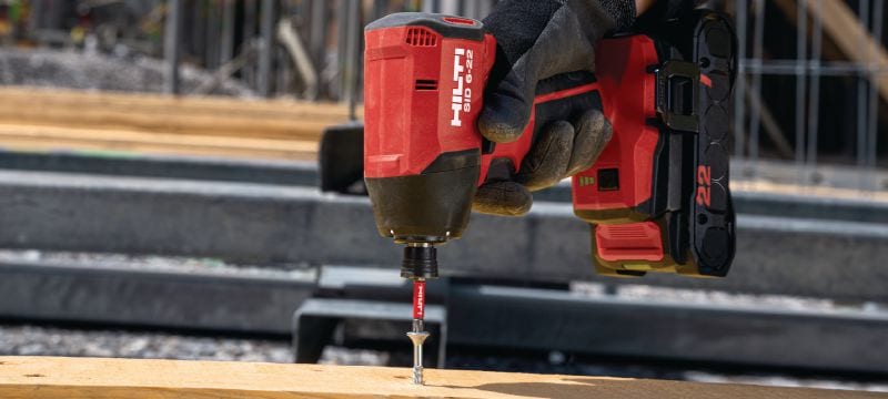 Nuron SID 6-22 Cordless impact driver Power-class cordless impact driver with high-speed brushless motor and precise handling to help you save time on high-volume fastening jobs (Nuron battery platform) Applications 1