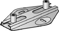 MSG 1,75 Slide connector (double) Premium galvanised slide connector for light-duty heating and refrigeration applications