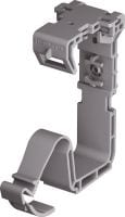 X-ECH MX (02) cable holder Plastic bunched cable holder optimised for collated nails and compatible with a wide variety of fastening methods and base materials