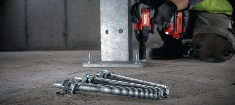 HAS 5.8 anchor rod Pre-cut anchor rod for injectable hybrid/epoxy anchoring in concrete and masonry Applications 1