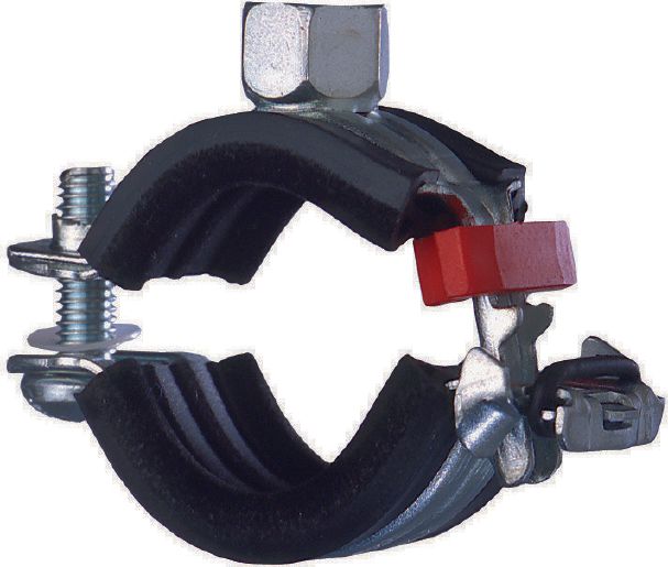 MPN-GK Ultimate galvanised slide/clamp pipe clamp with quick closure for plastic pipe applications