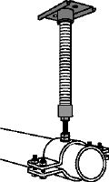 MFP 1a-F fixed point hot-dip galvanised (HDG) fixed point for light-duty applications up to 3 kN