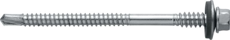 S-CD 53C Sandwich panel screws Sandwich panel screw (duplex coated carbon steel) with 16 mm washer and supporting thread for thin steel base structures (up to 6 mm)
