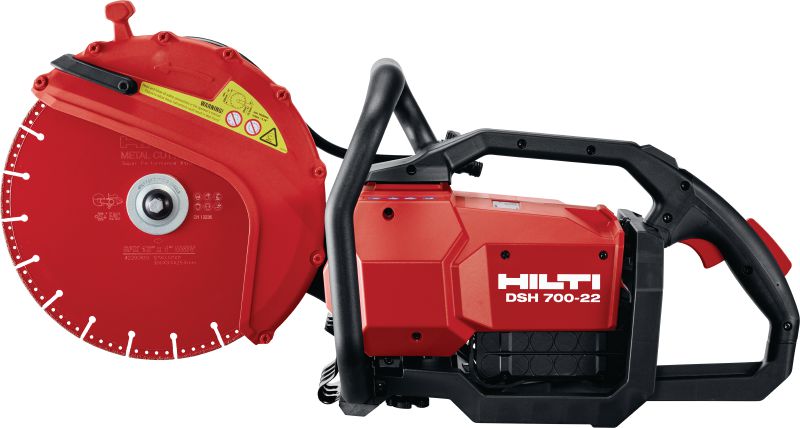 DSH 700-22 battery cut-off saw (rear handle) heavy-duty, rear-handle battery-powered cut-off saw for concrete, metal and masonry (Nuron battery platform)