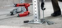 HAS-U A4 anchor rod High-performance anchor rod for capsule and injectable hybrid/epoxy anchoring in concrete and masonry (A4 stainless steel) Applications 1