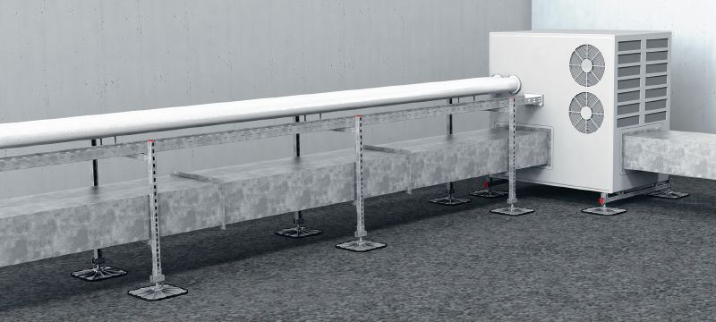 MV-PSF Protective separation fleece for use between MV-LDP load distribution plates and roof Applications 1