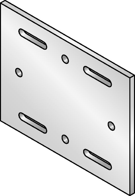 MIQB-S Baseplate Hot-dip galvanised (HDG) baseplate for fastening MIQ girders to steel