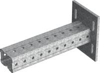 MIC-S120H Hot-dip galvanised (HDG) bracket for heavy-duty connections to steel