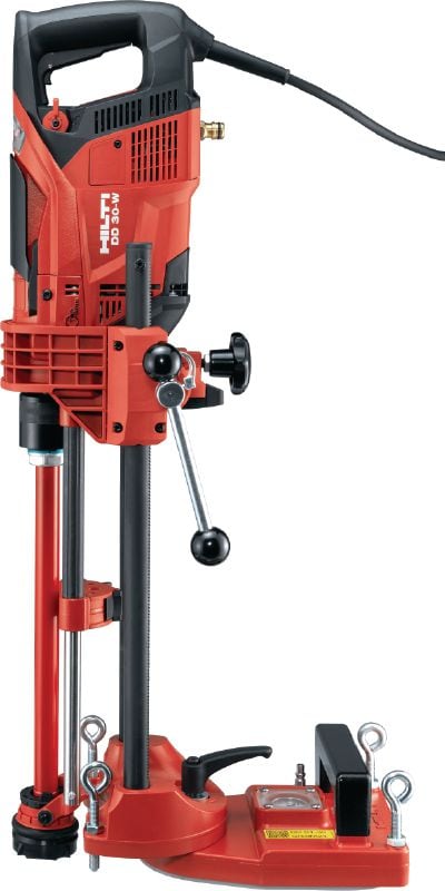 DD 30-W Core drill Compact, light diamond coring machine for wet, handheld coring of heavy-duty anchor and rebar holes from 8-35 mm (5/16 - 1-3/8) in diameter