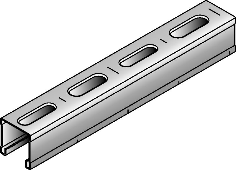 MM-C-30 C-Channel profile Galvanised C-Channel profile for light-duty applications