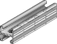 MQ-21 D-F Hot-dip galvanised (HDG) MQ installation double channel for medium-duty applications
